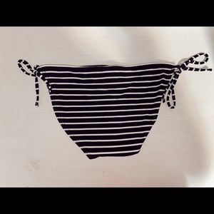 target black and white stripped bikini bottoms